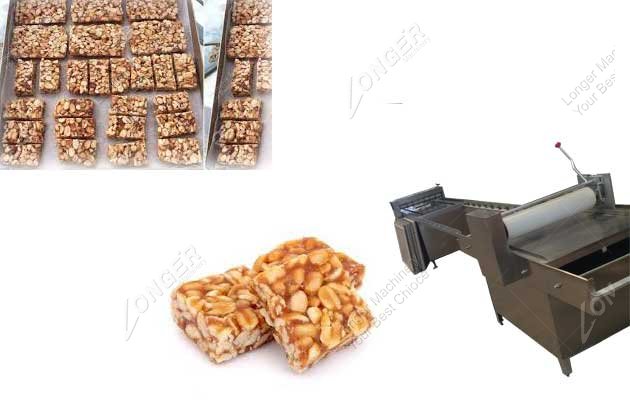 peanut candy bar forming cutting machine